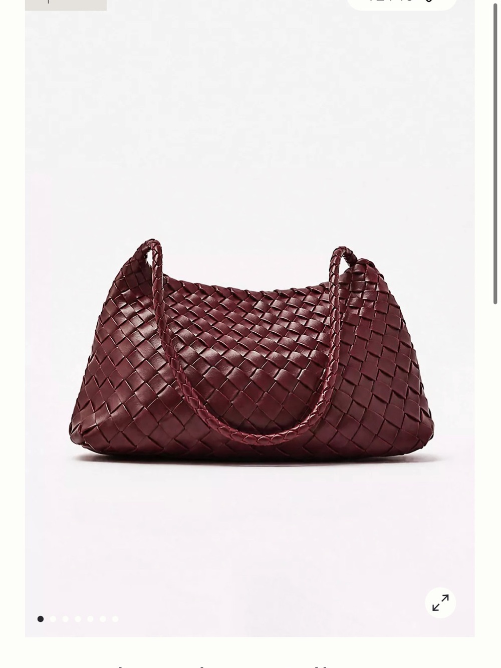 By Anthropologie Calla Woven Shoulder Bag